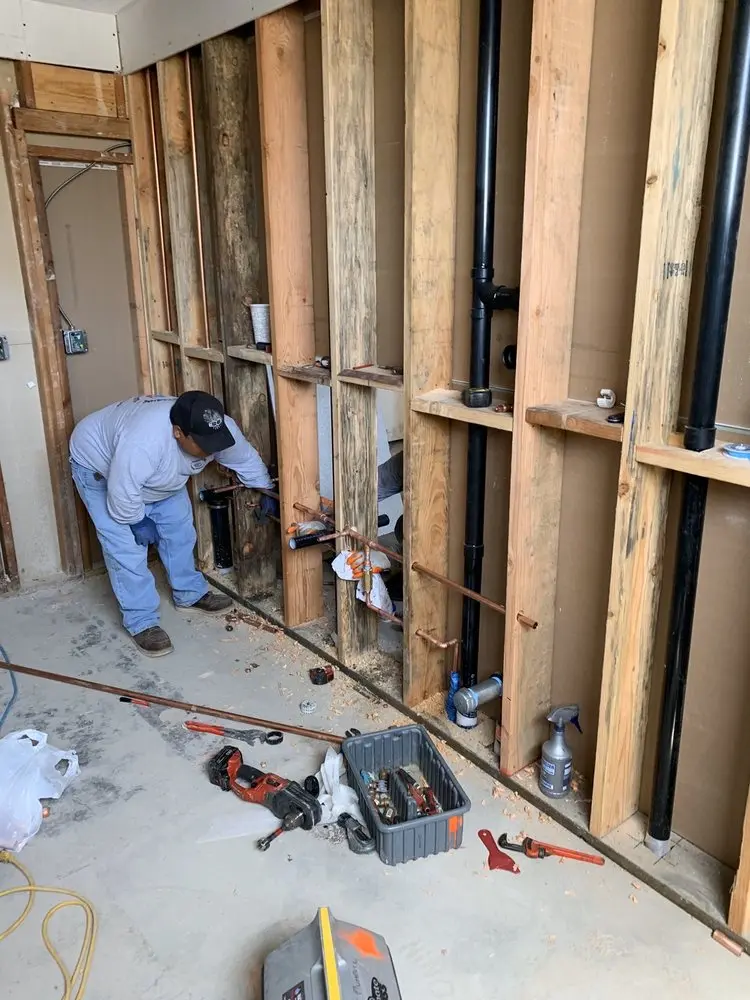 Commercial rough-in plumbing for Gas Line Repair in Brambleton